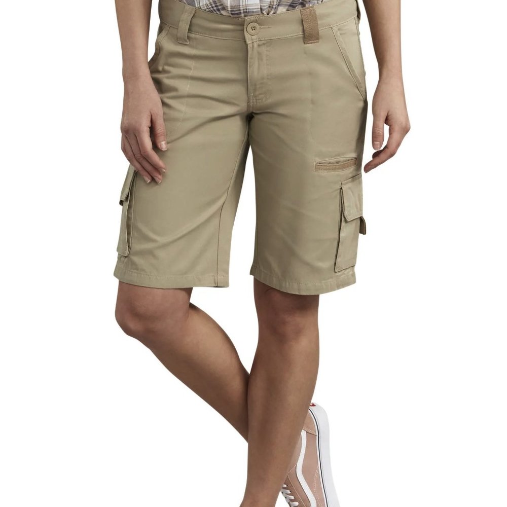 NWT Dickies Womens Relaxed fit cargo shirt sz 6